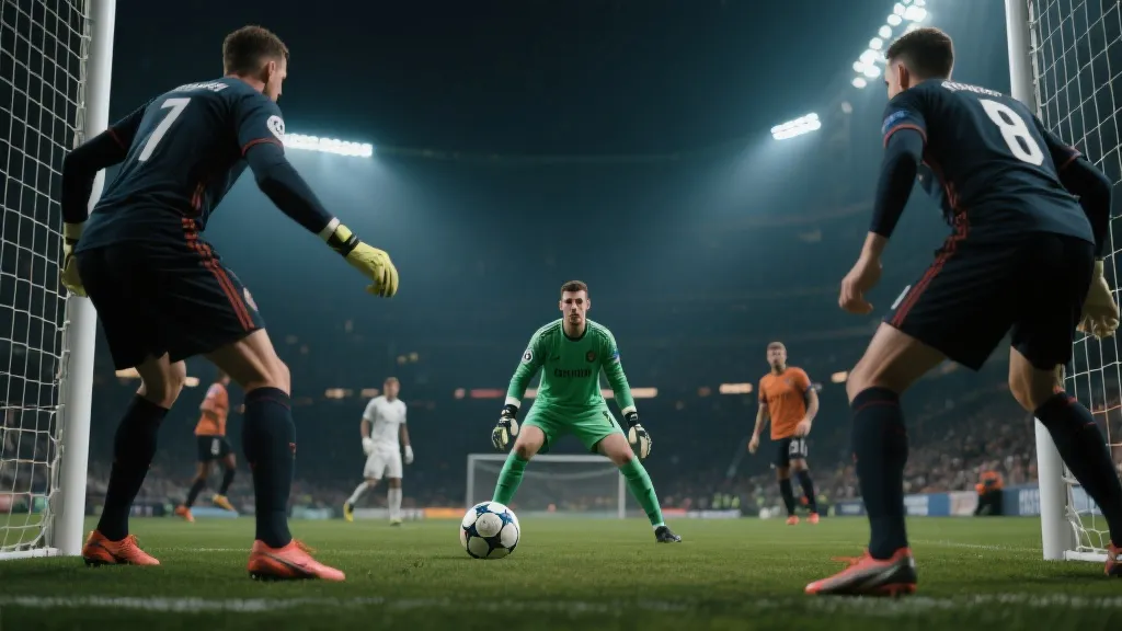 现代足球防线:中卫与后腰形成三角出球,门将参与组织